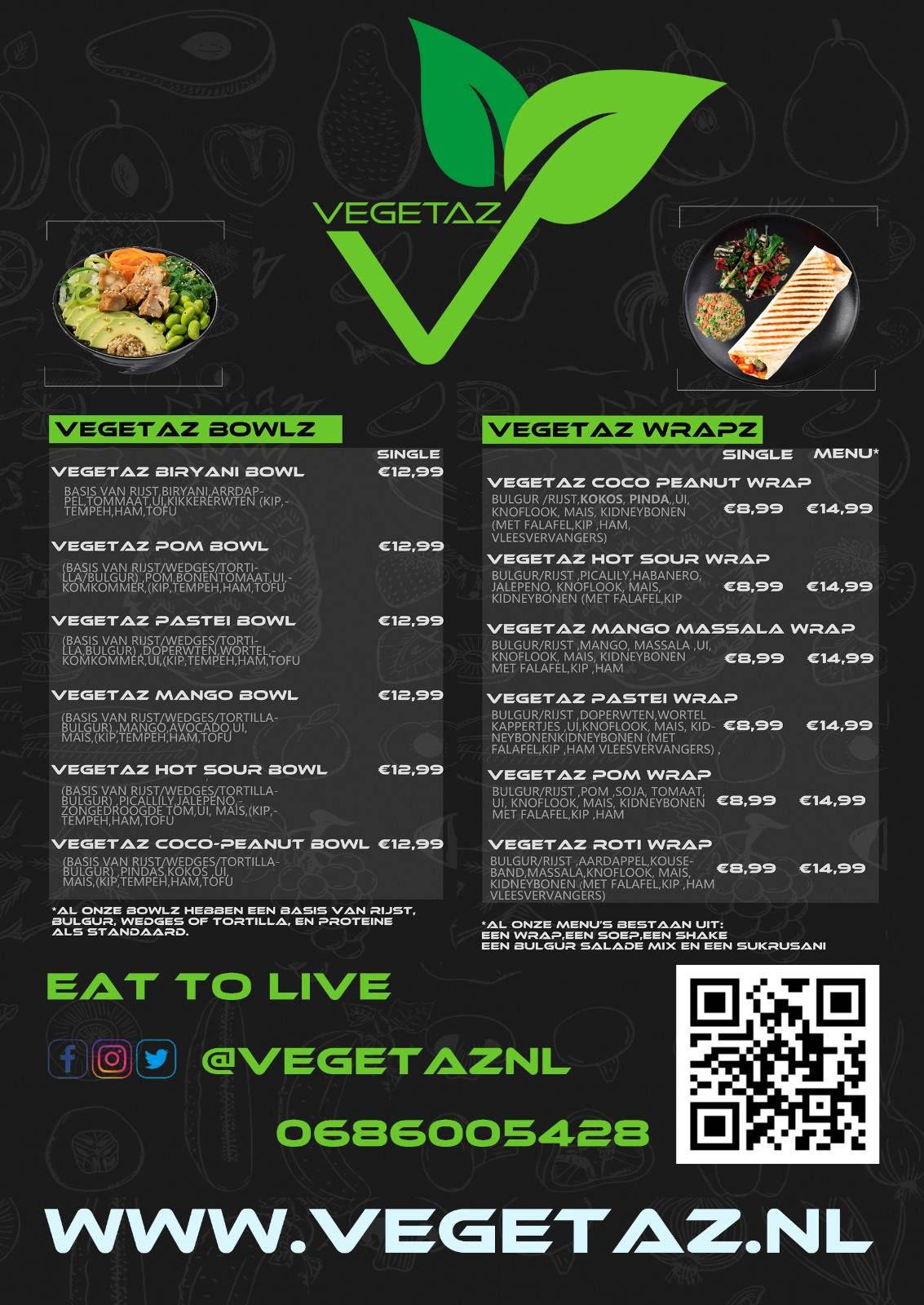 Vegetaz меню