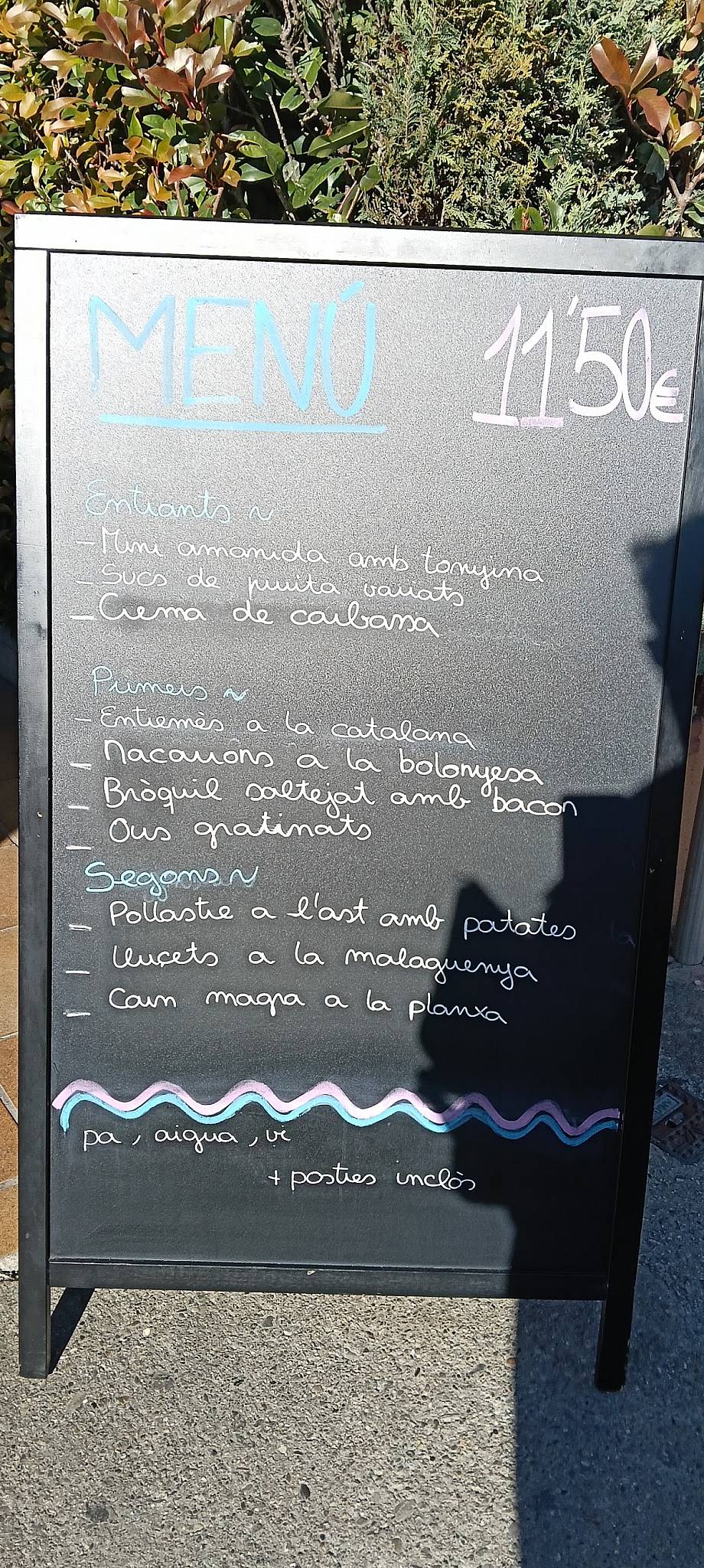 Bar Restaurant Beuló меню