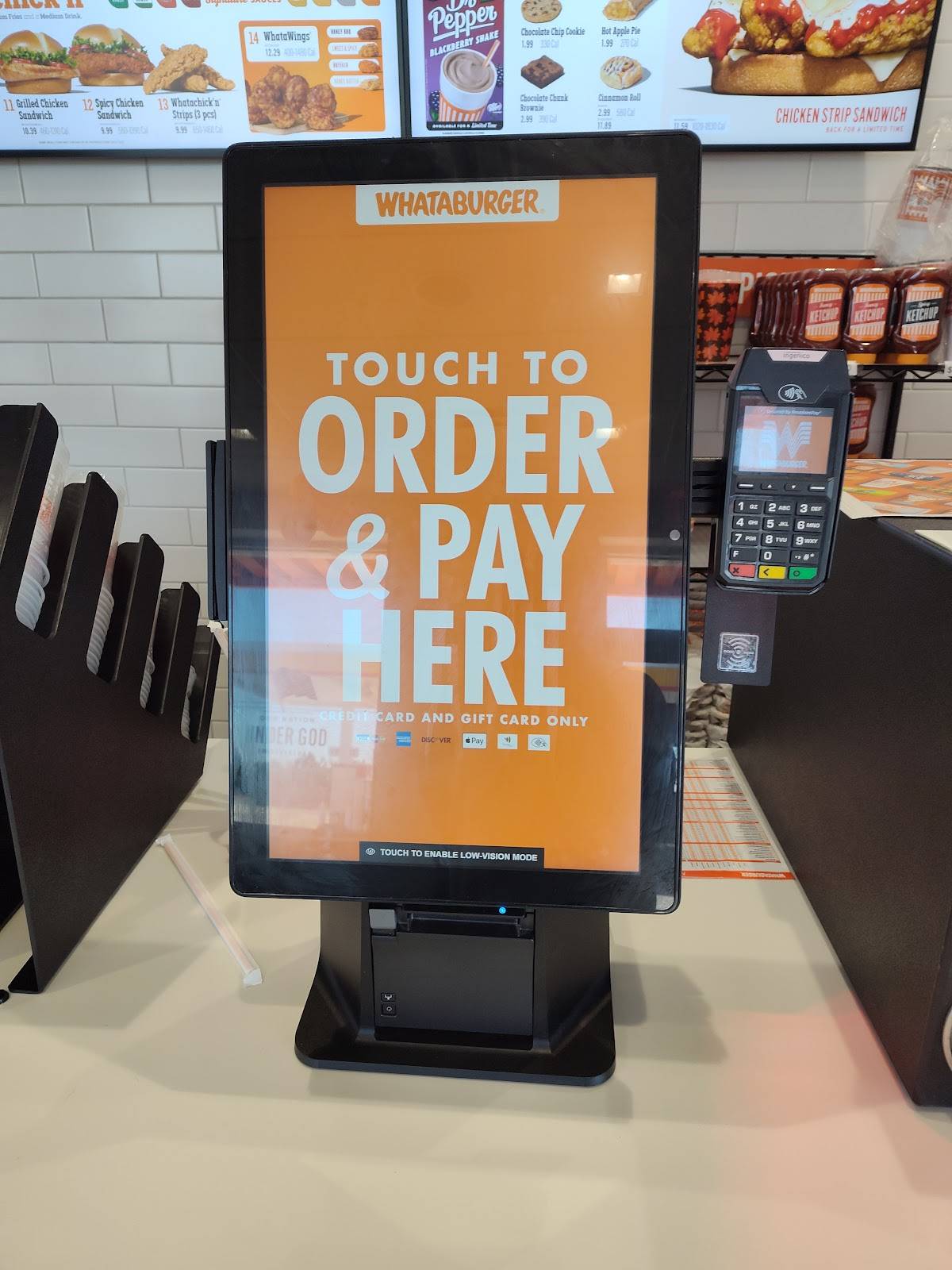 Whataburger меню