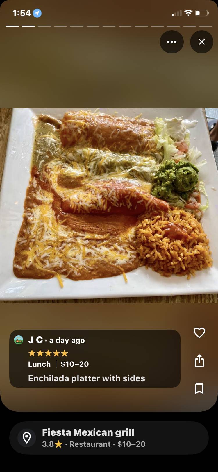 Fiesta Mexican Grill меню