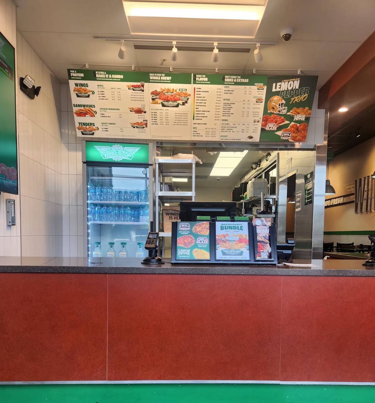 Wingstop меню