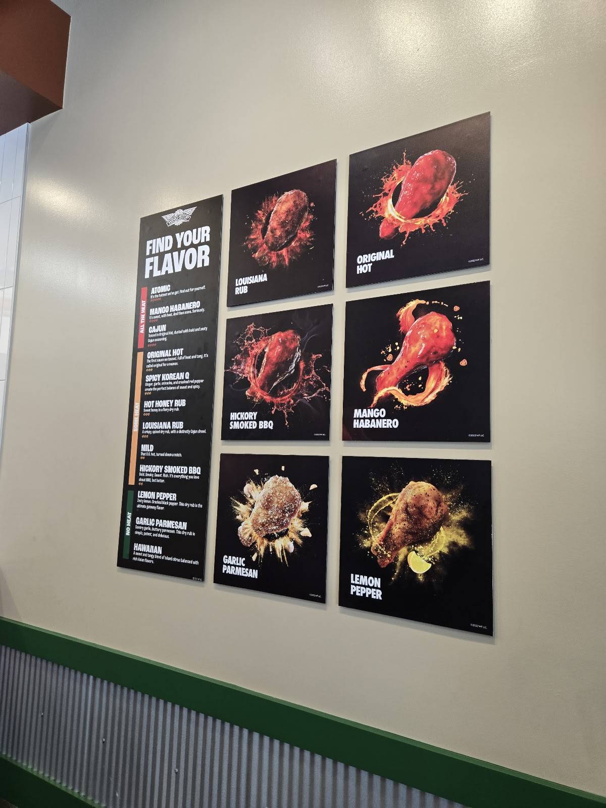 Wingstop меню