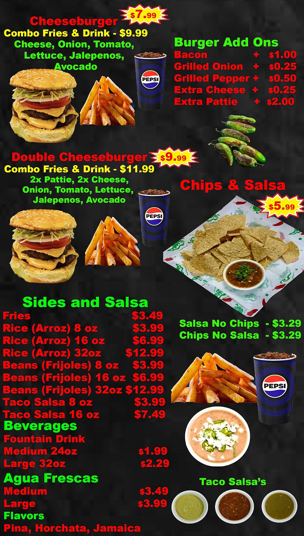 XPRESS TACOS меню
