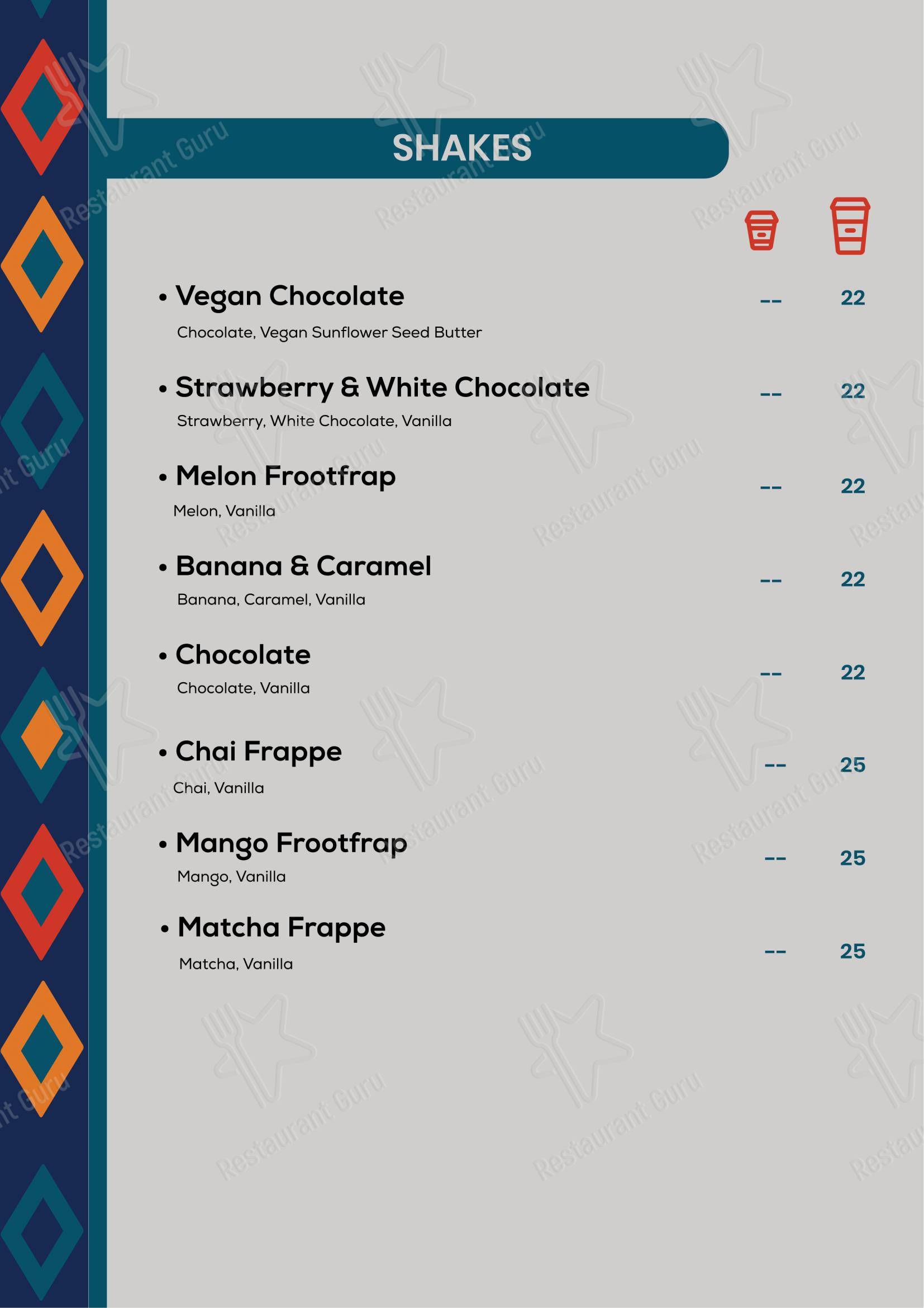 Zaina Cafe, Riyadh в Эр-Рияде - Меню