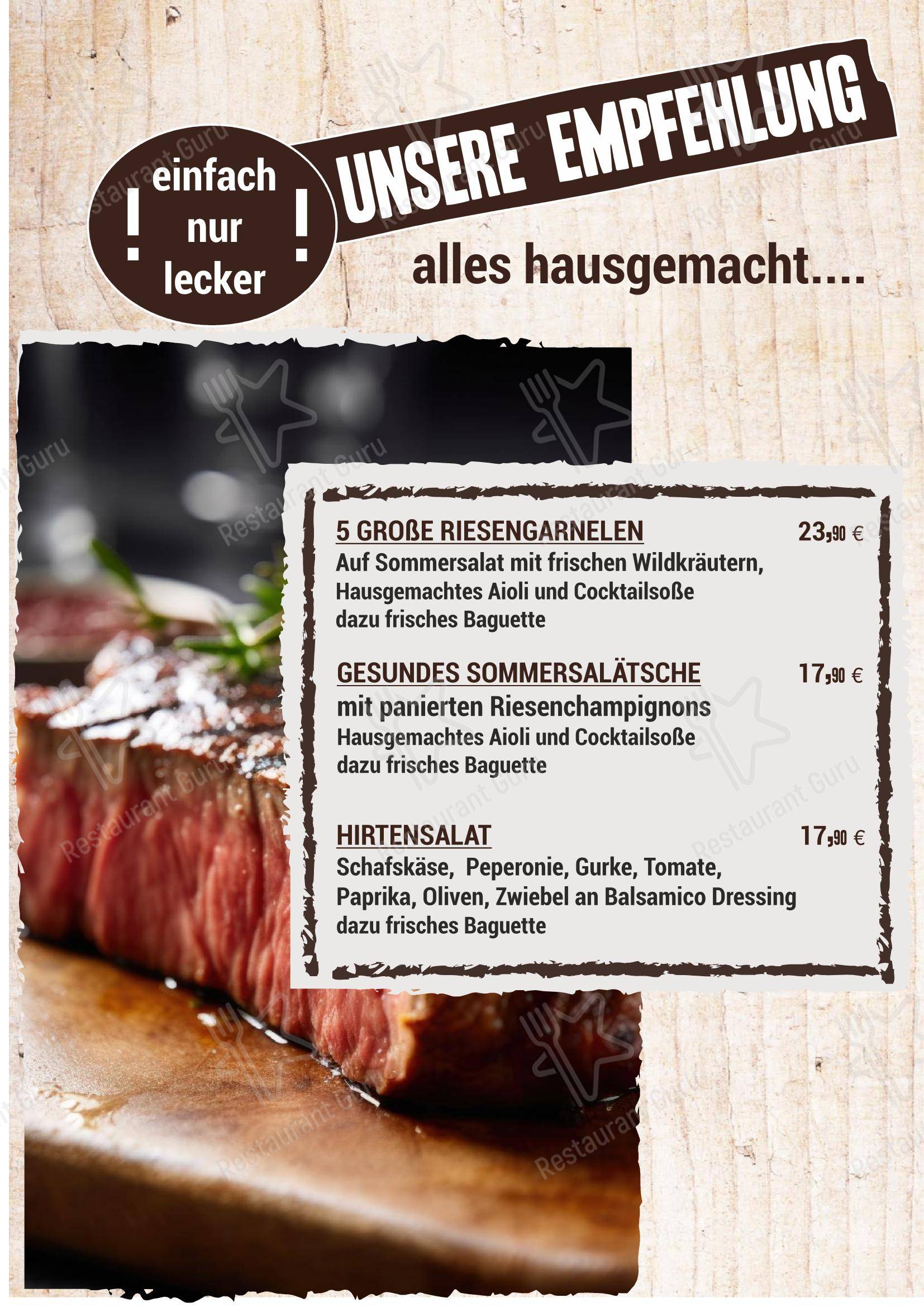 Zum Bembelsche в Раунхайме - Меню напитков