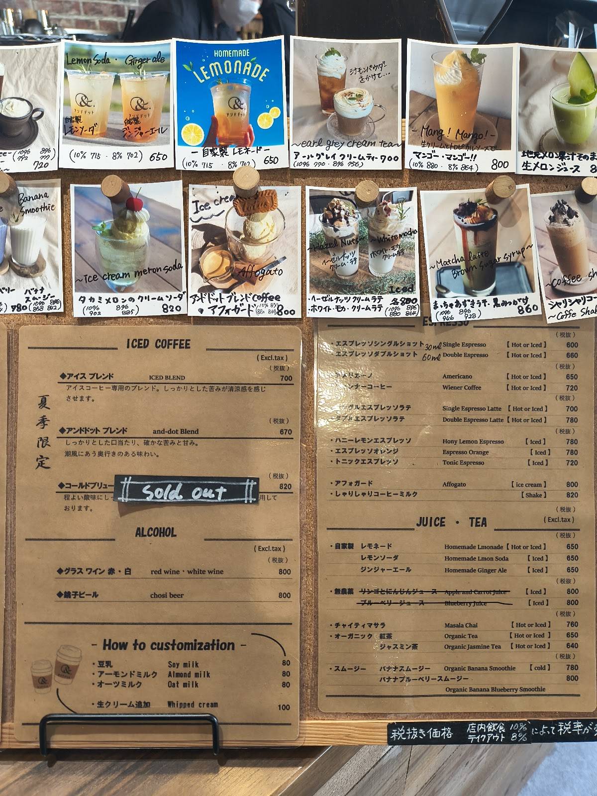 &.Coffee меню
