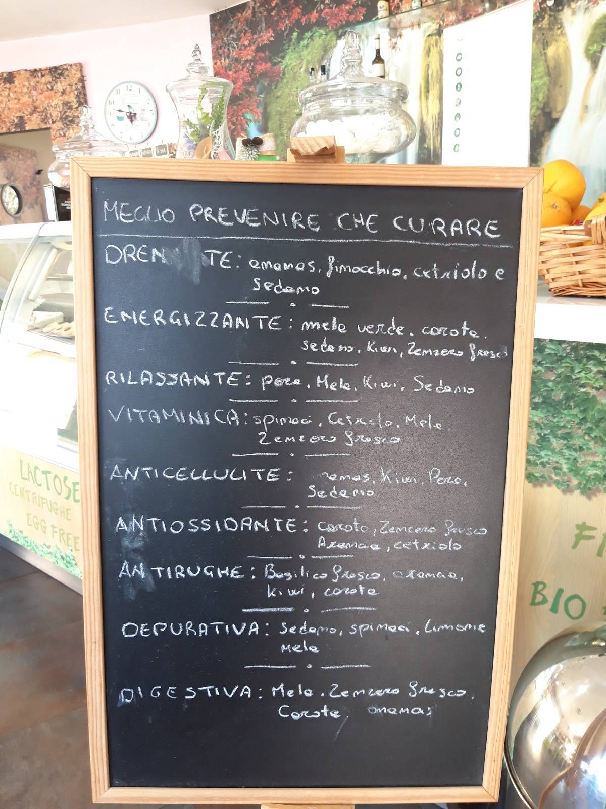 Bió, ristobar & shop меню