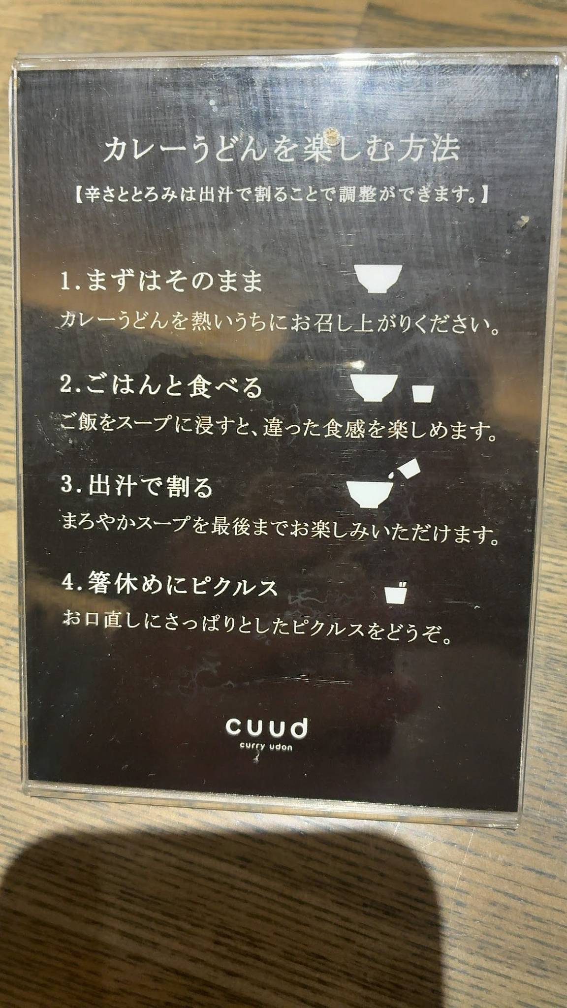 cuud меню