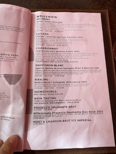 mocha Espresso & wine меню