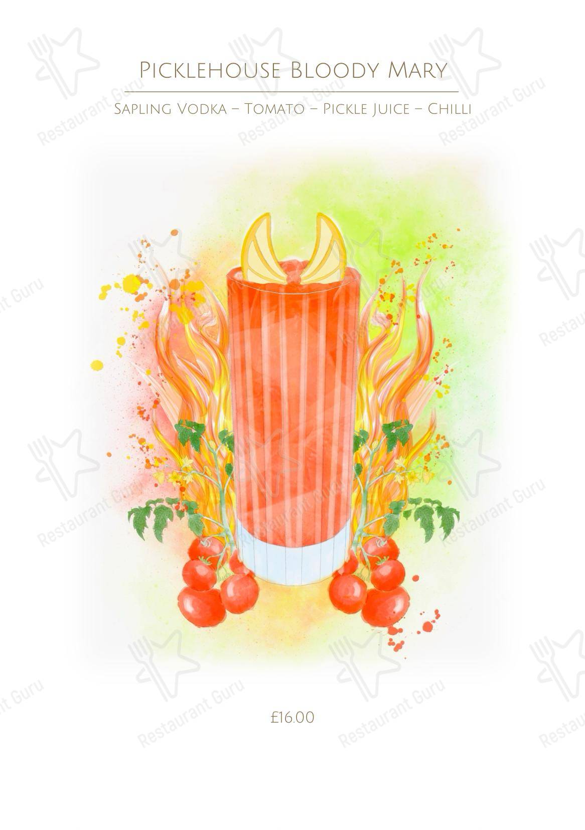 Меню ресторана Cheals - Takeaway Menu