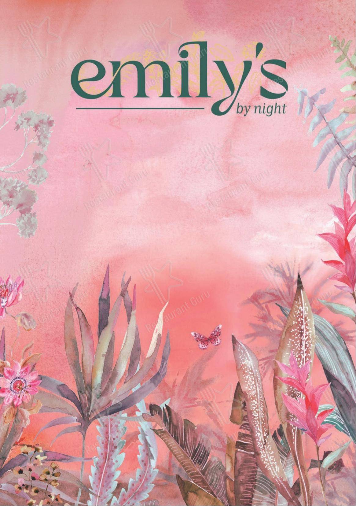 Emily's в Формби - Lunch Menu