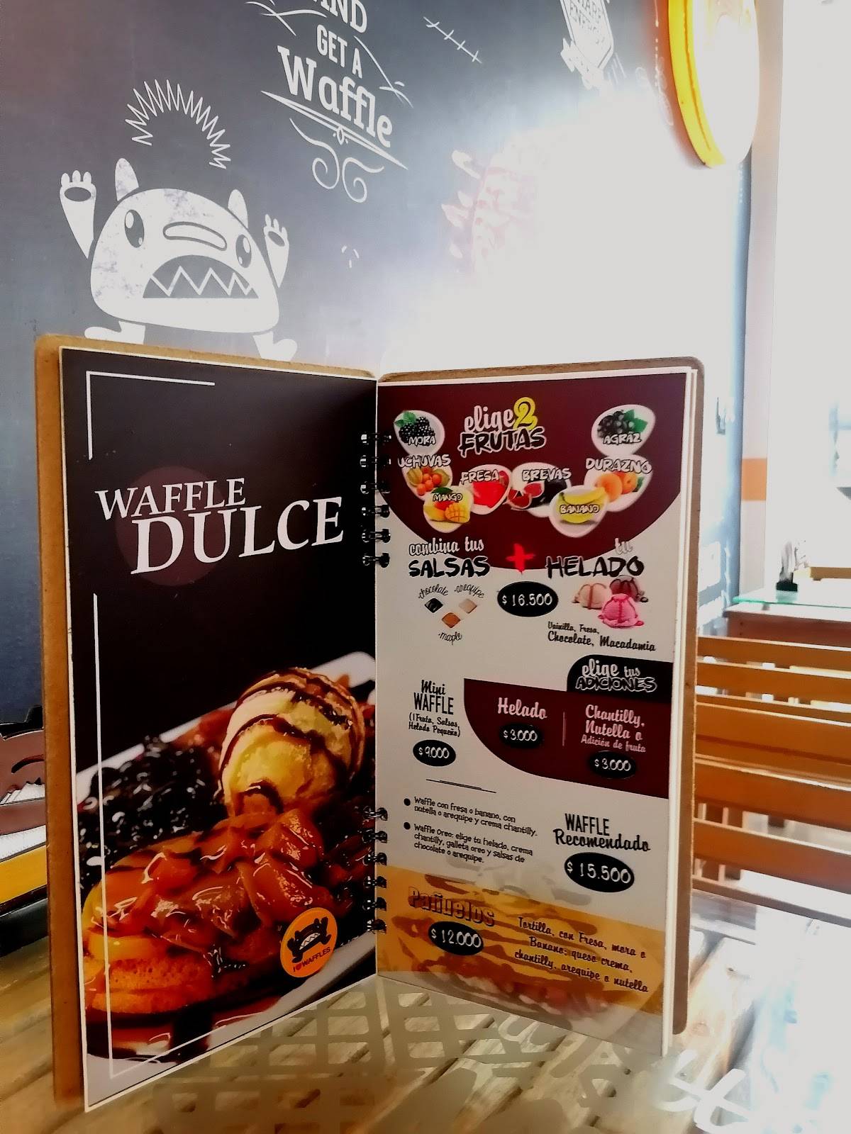 wafflera santa rosa de cabal меню