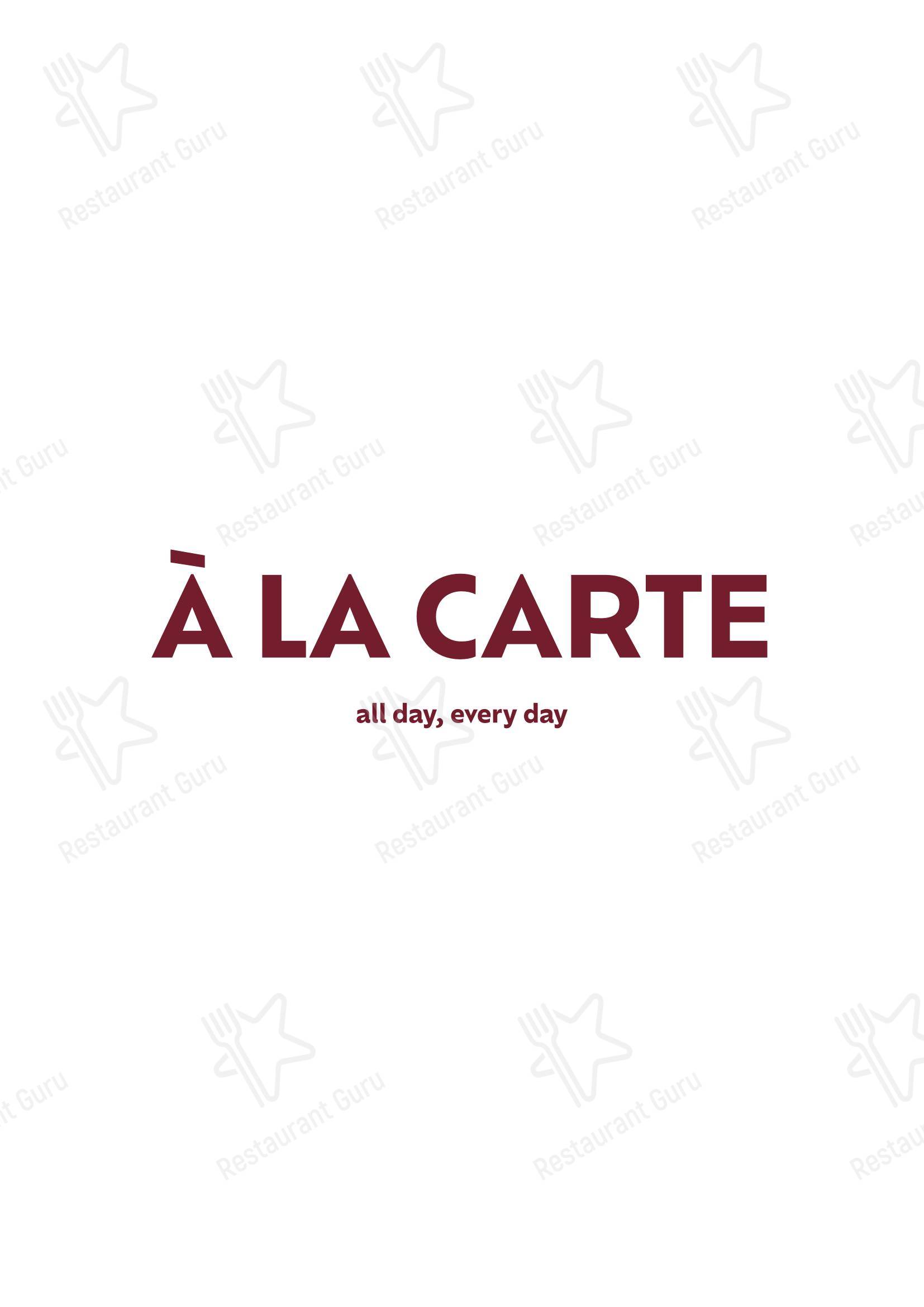 Lolo by José Pizarro в Лондоне - Restaurant Menu