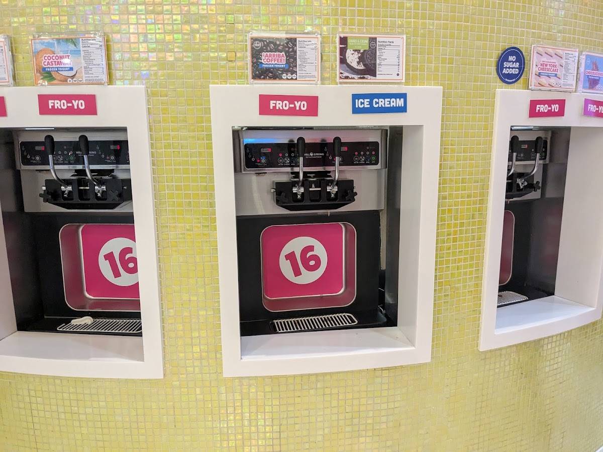 16 Handles меню
