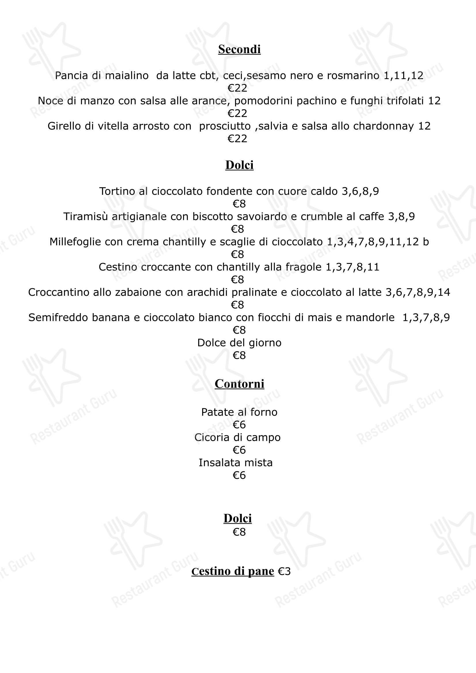 Меню стейк хауса 532 Restaurant & Grill - Меню