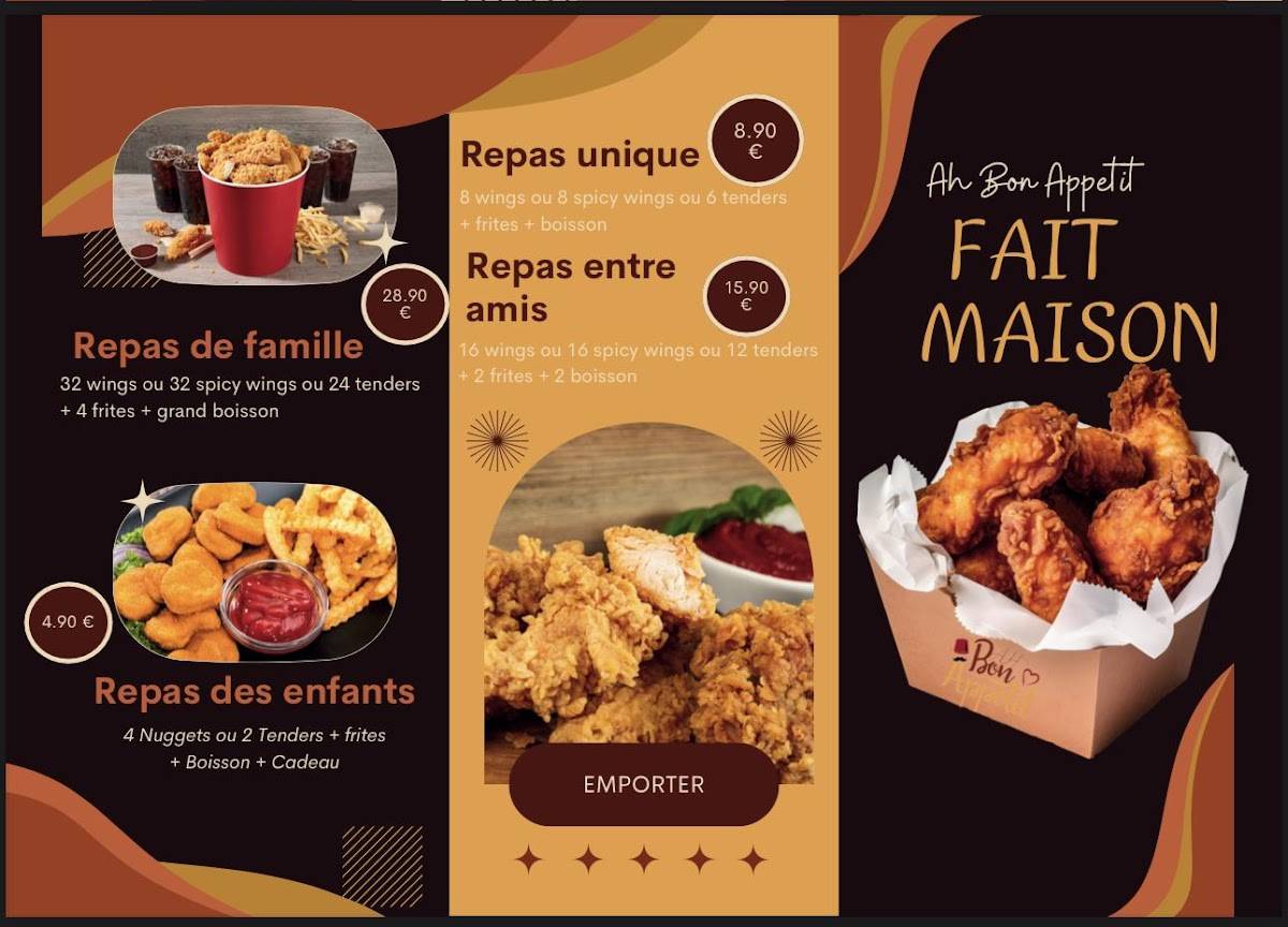 Ah Bon Appetit меню
