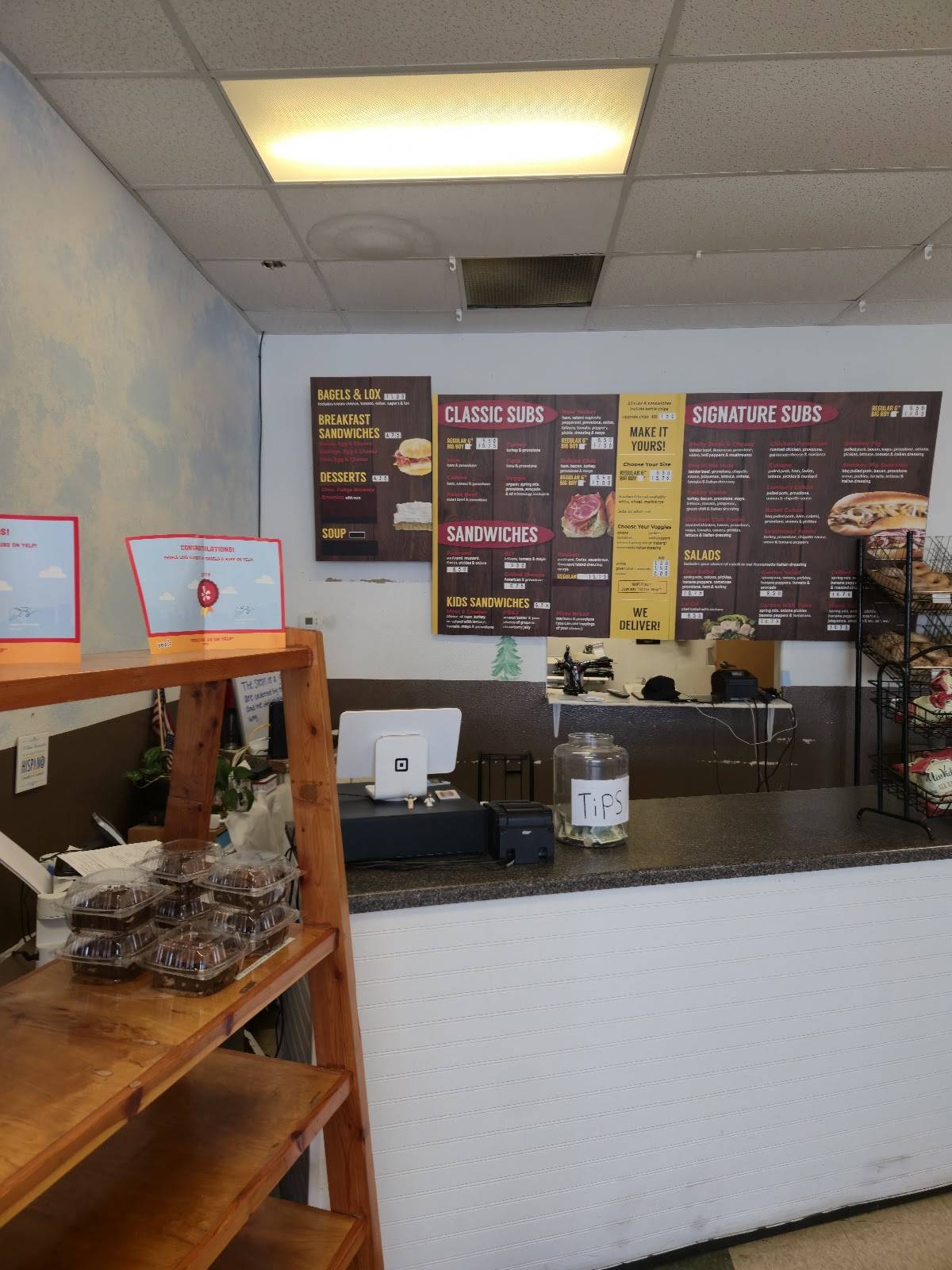 Alicea's NY Bagels & Subs Llc меню