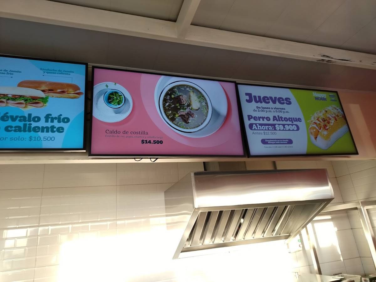 Altoque la colombia меню