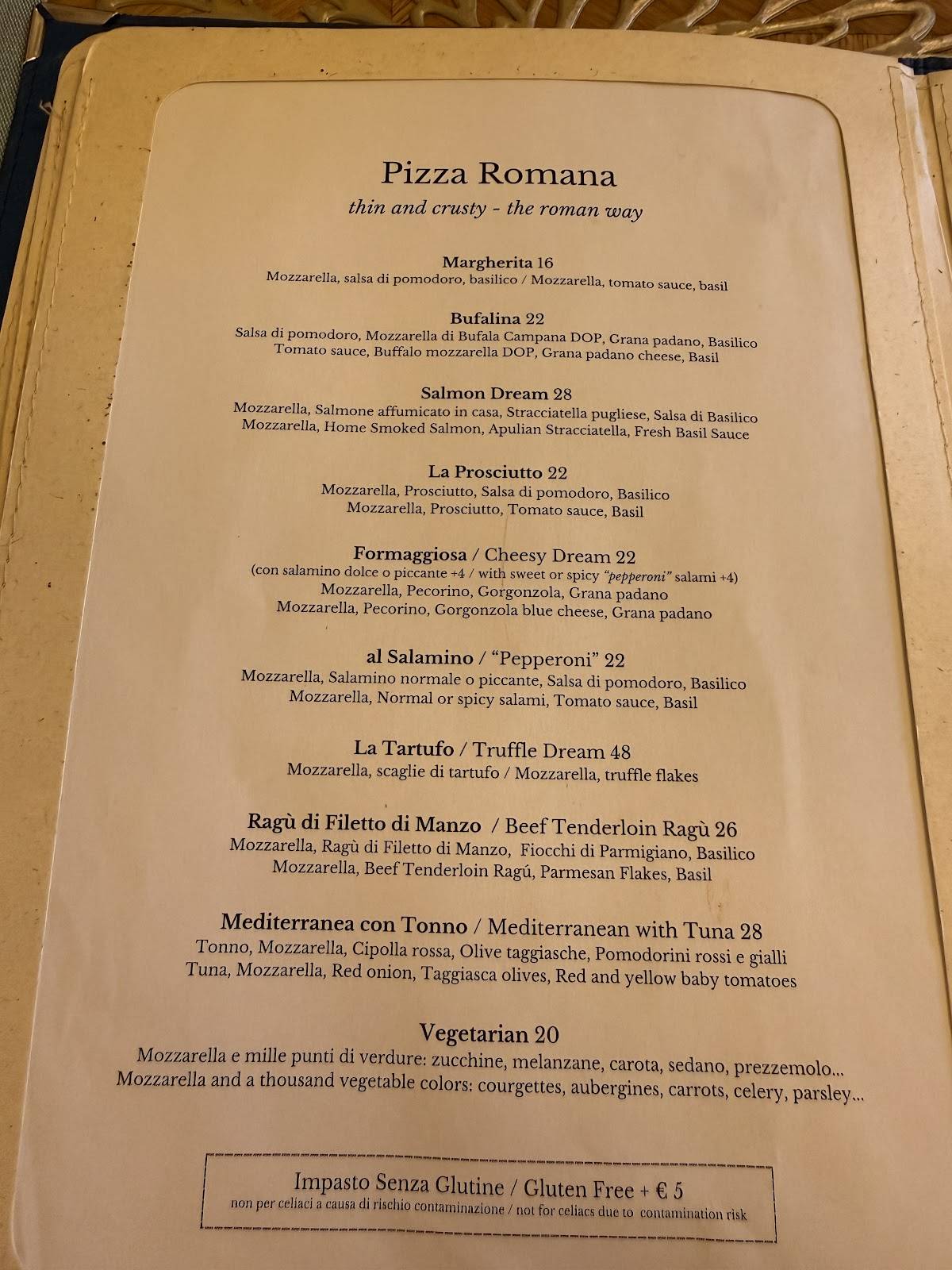 Angie’s Restaurant меню