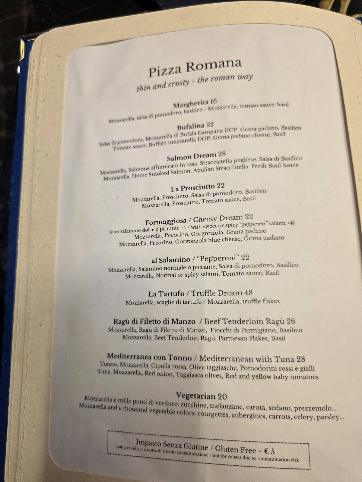 Angie’s Restaurant меню