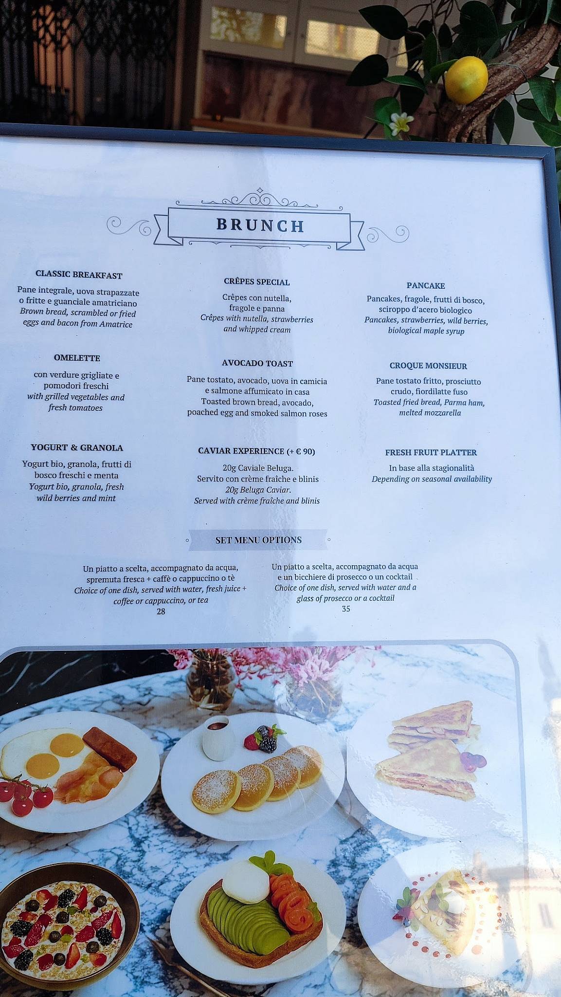 Angie’s Restaurant меню