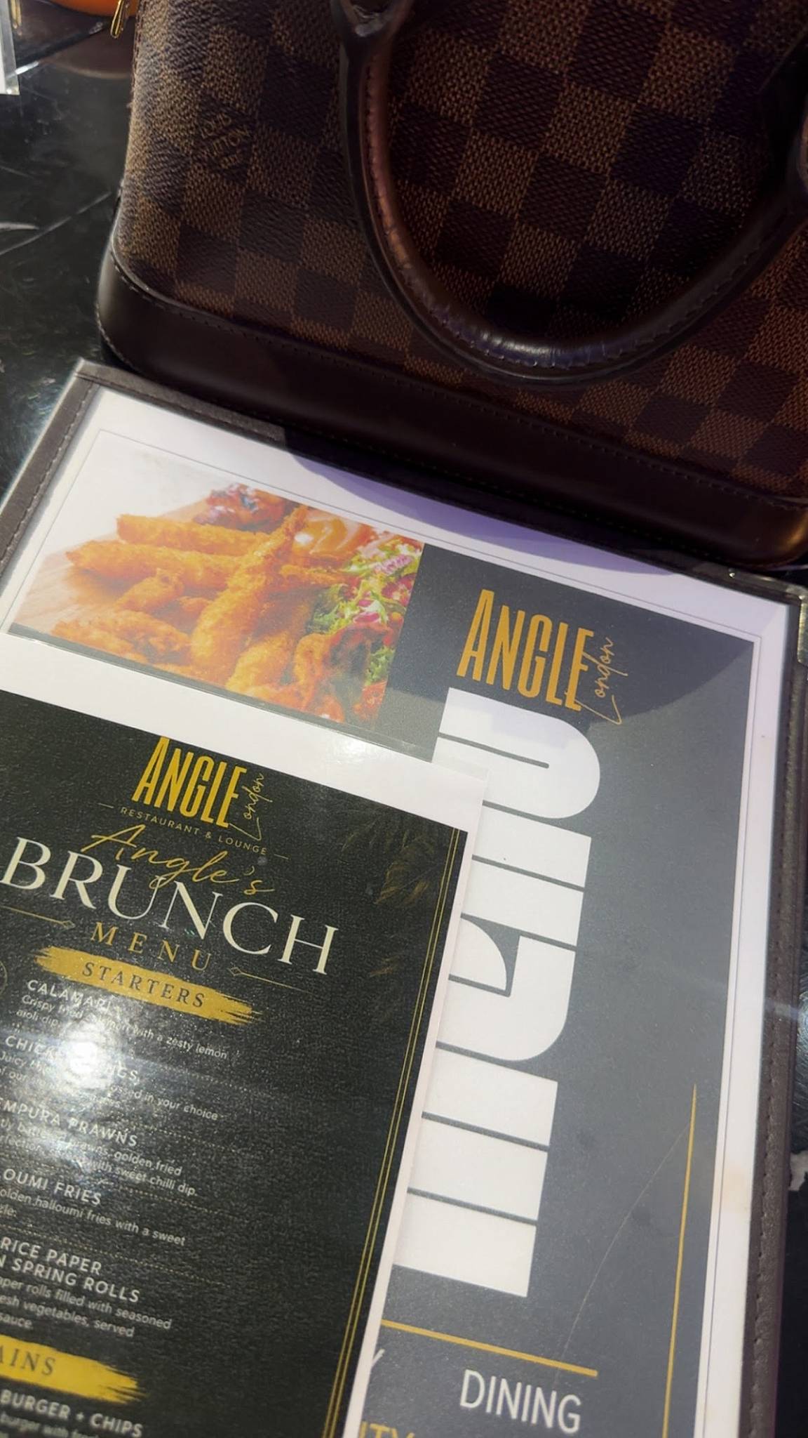 Angle Restaurant and Lounge меню