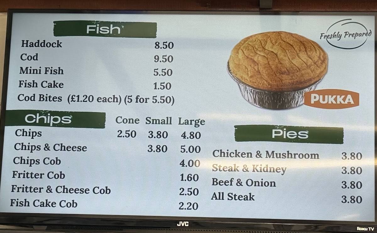 Apollo Fish Bar меню