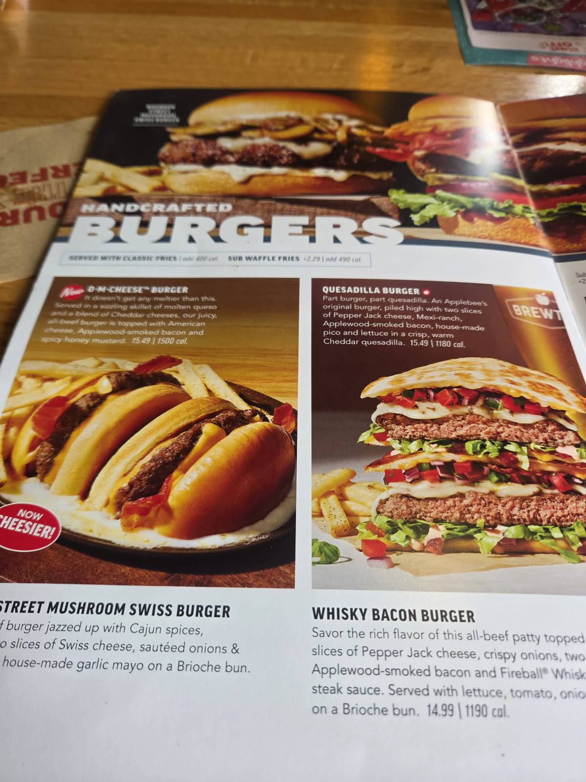 Applebee's Grill + Bar меню