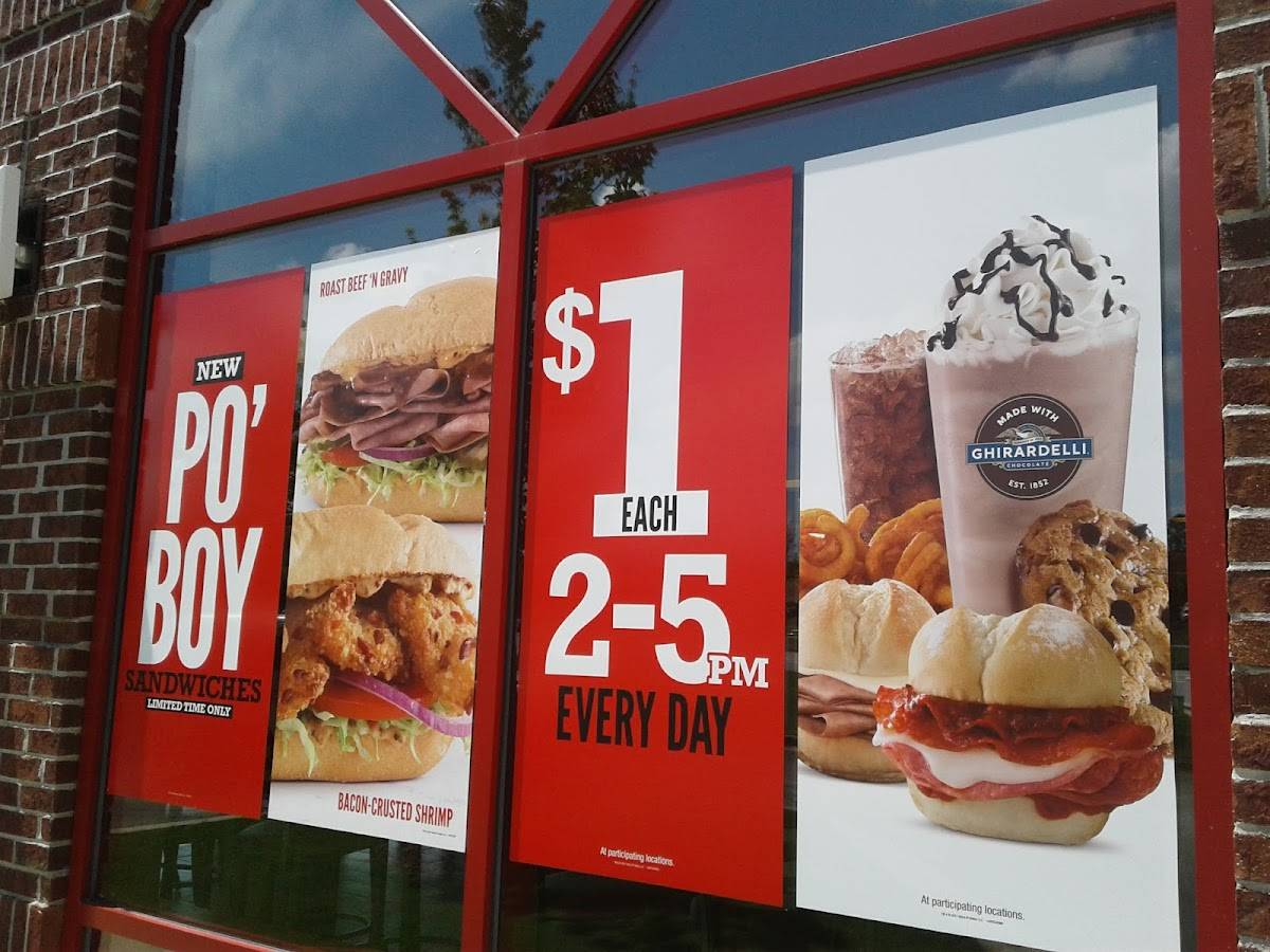 Arby's меню
