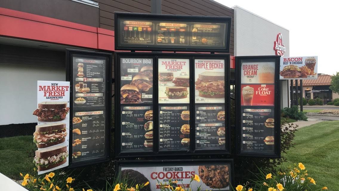 Arby's меню