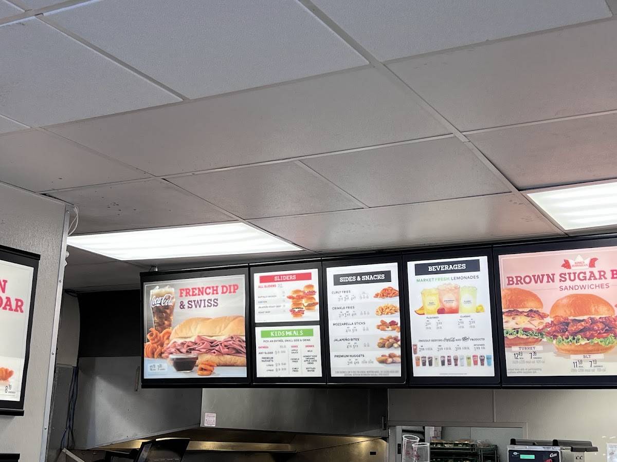 Arby's меню