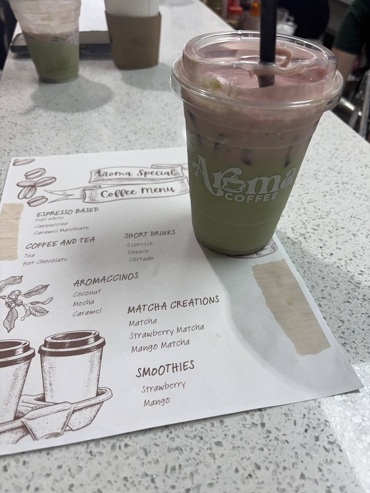 Aroma Coffee Shop меню