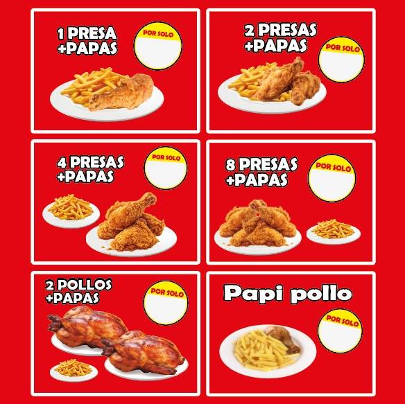 Asadero Riko Pollo меню