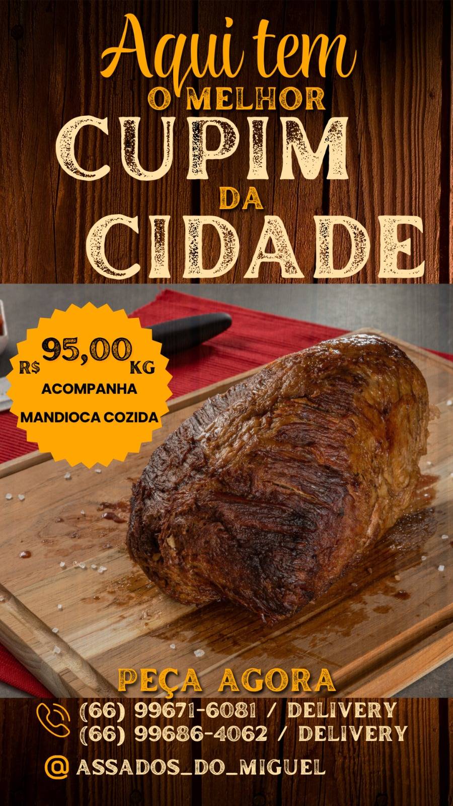Assados do Miguel меню