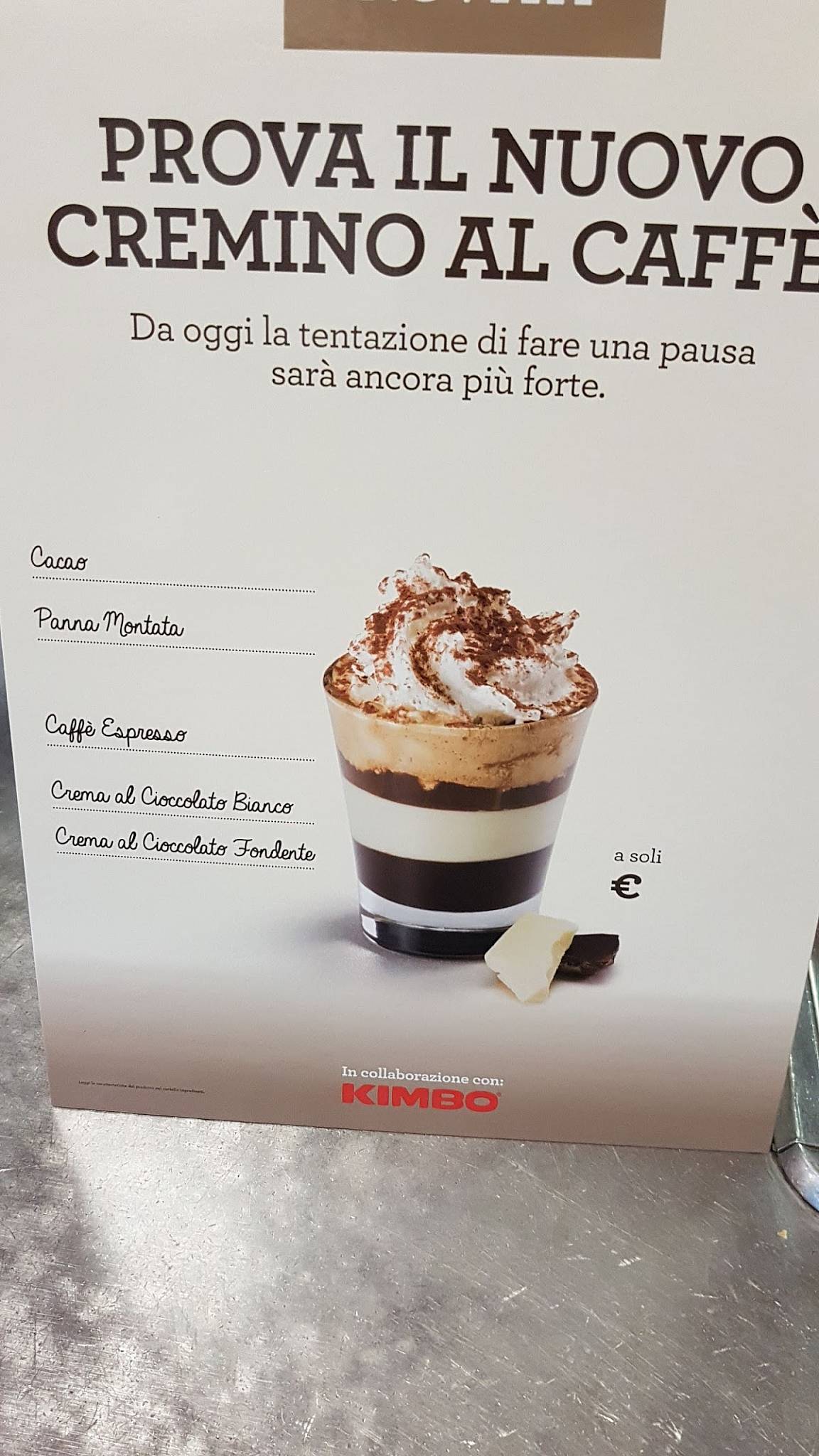 Autogrill меню