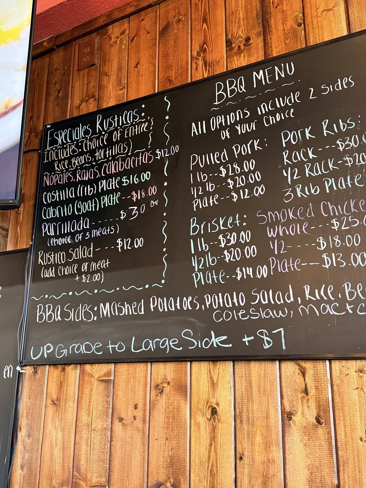 El Taco Rústico меню
