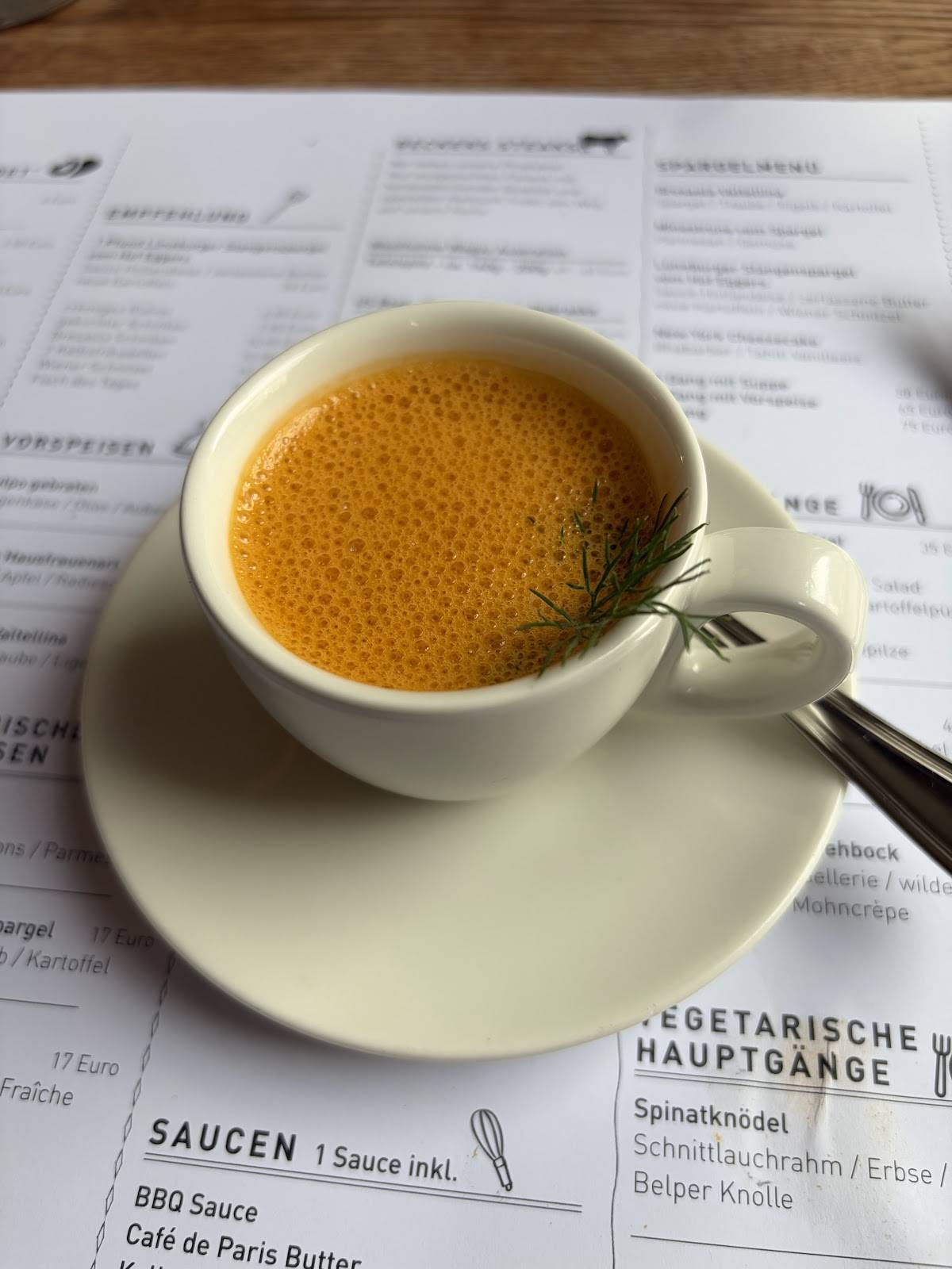 BECKERS Restaurant und Weinbar меню