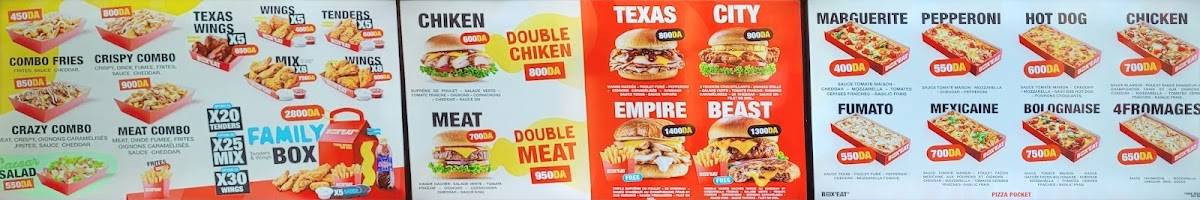 BOX’EAT меню