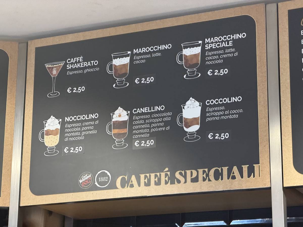 Bar Baffo Caffè Vergnano меню