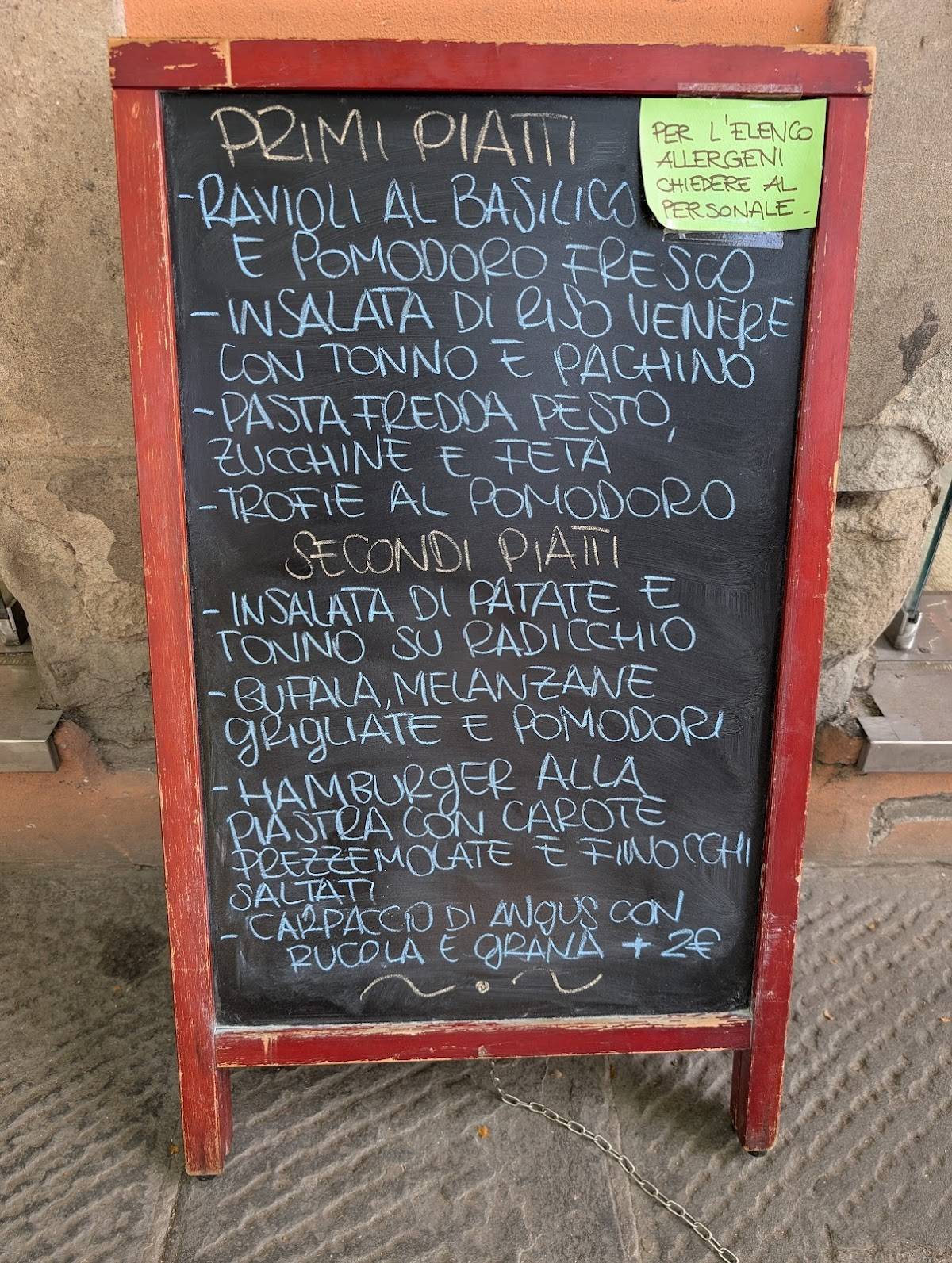 Bar Pacini меню