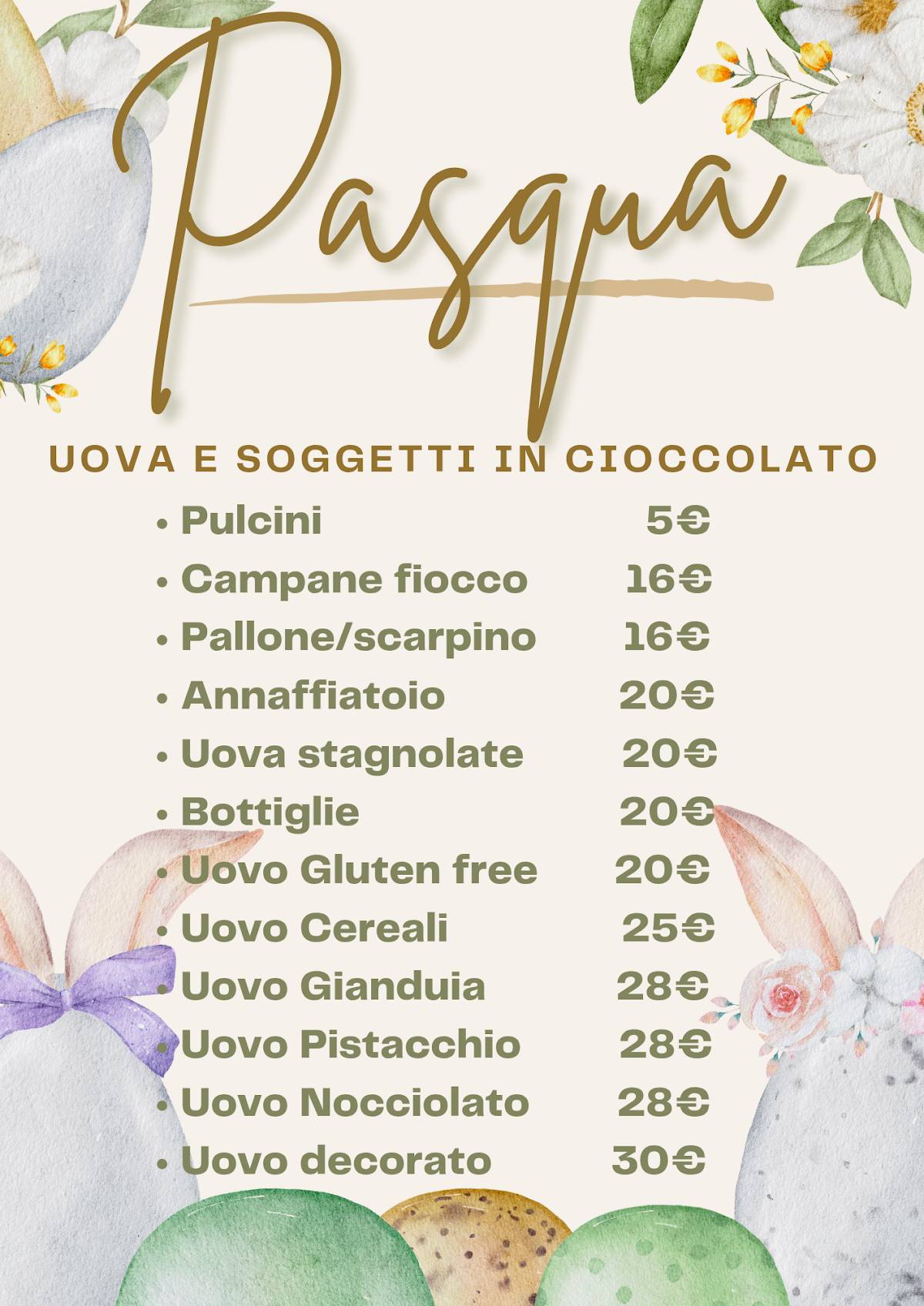 Bar Pasticceria Bianca меню