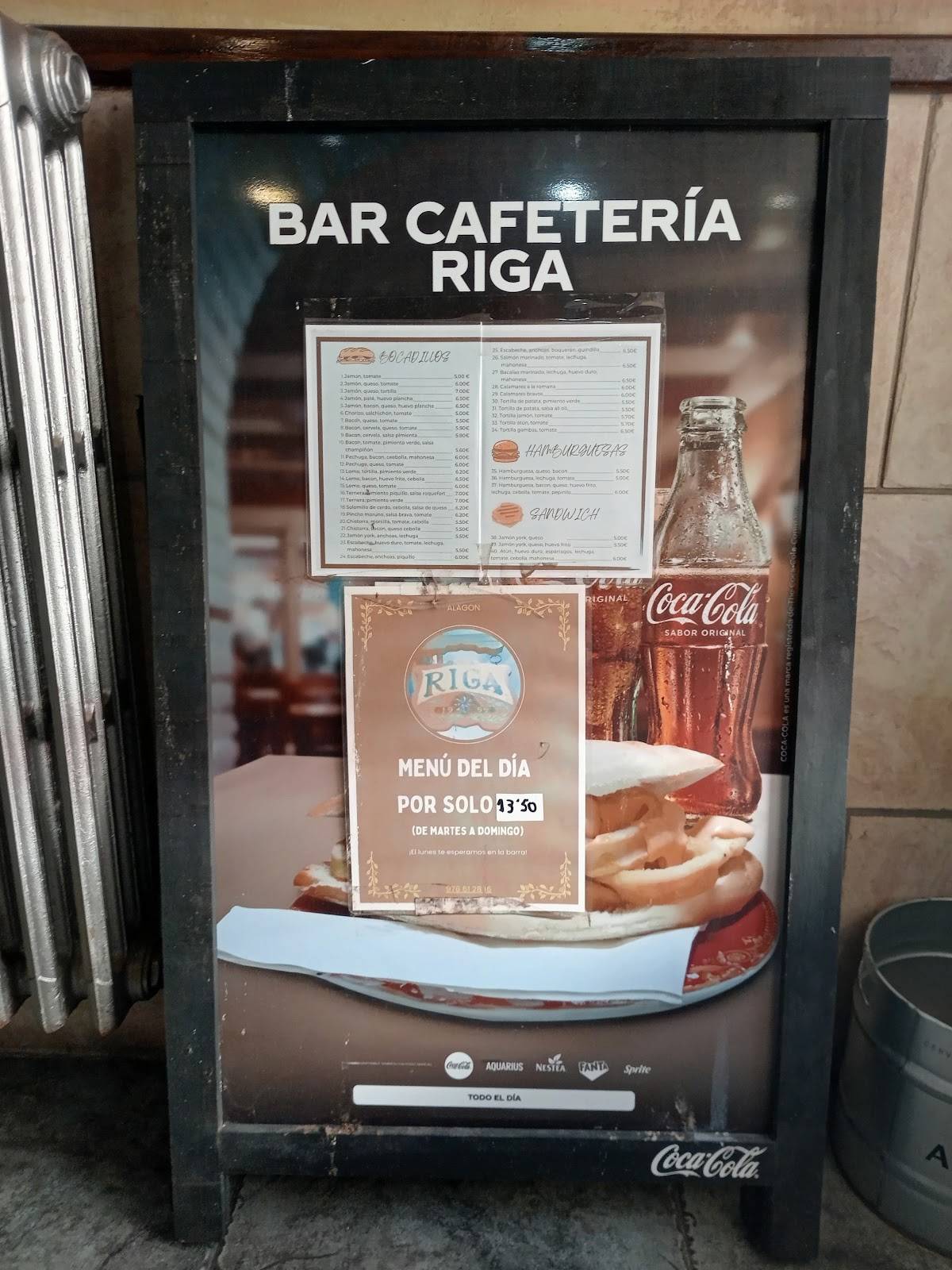Bar Riga меню