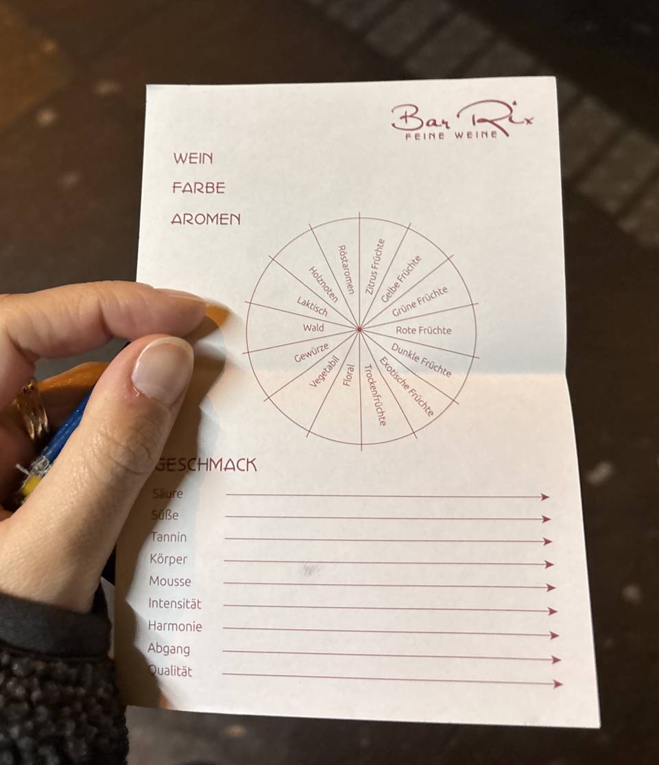 Bar Rix меню