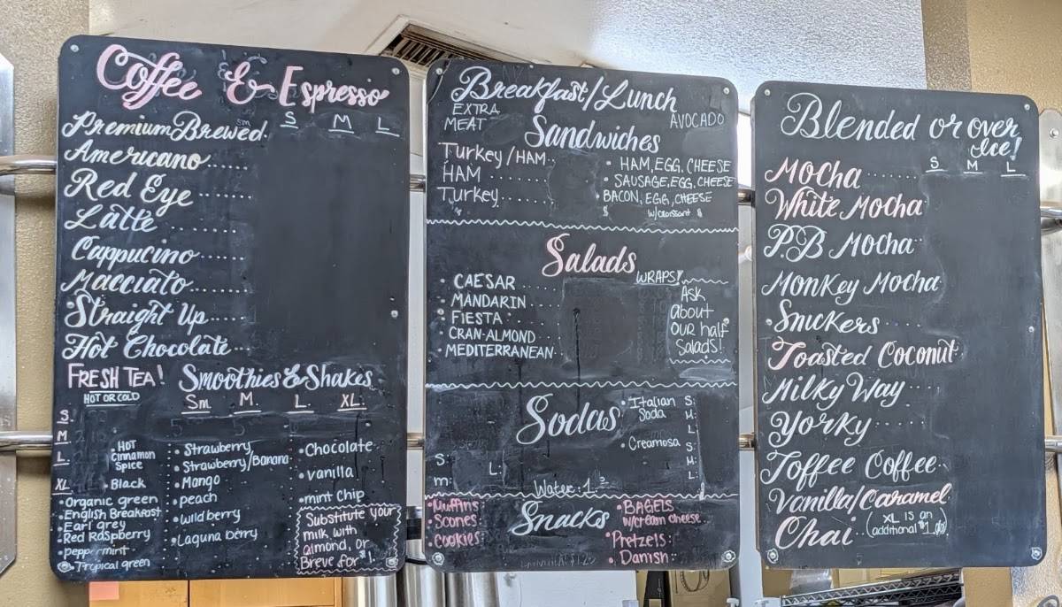 Beanster's Espresso меню