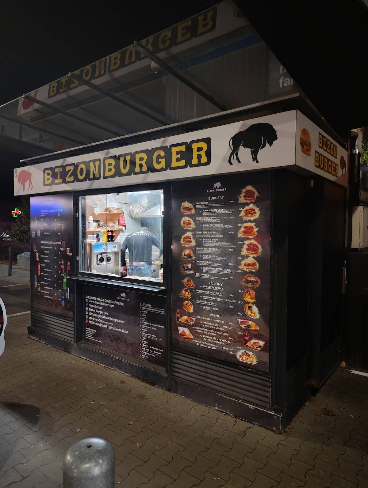 Bizon Burger меню