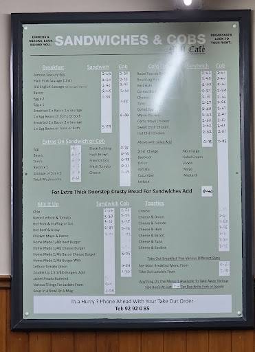 Bobbers Mill Transport Cafe меню