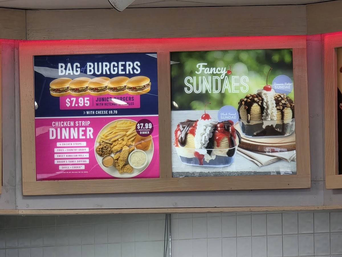 Braum's Ice Cream & Dairy Store меню