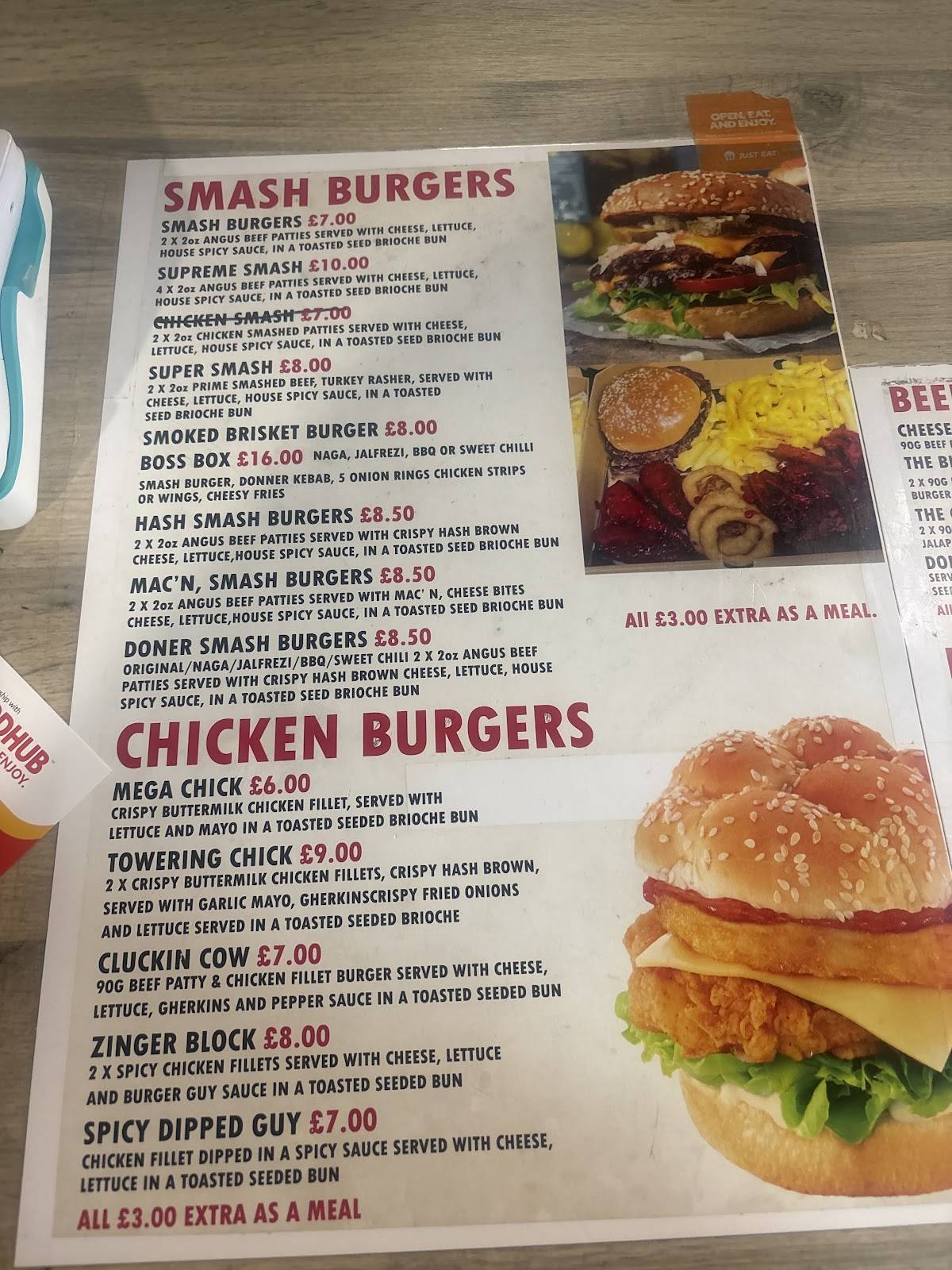 Burger Guys меню