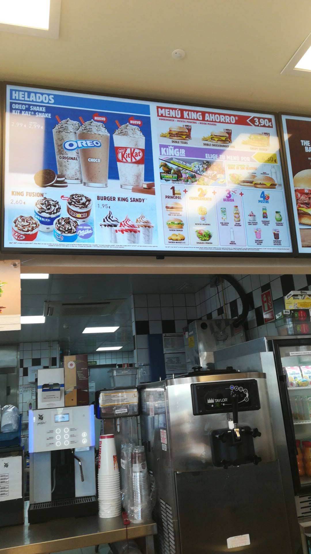 Burger King меню
