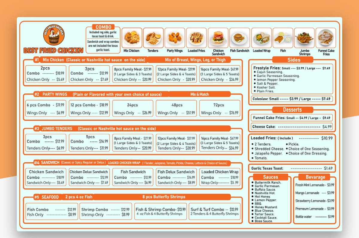 CRUNCHICKS( The Best Halal Fried Chicken, Crunchy Shawarma, gyro and Chicken over rice)) меню